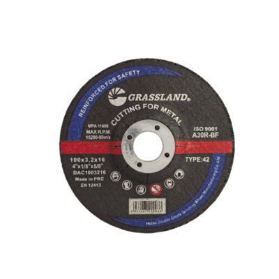 4" 100mm X 3.2mm X 16mm สแตนเลส ดิสก์การตัดมุม Grinder การใช้ออลูมิเนียมอ๊อกไซด์ grit abrasive