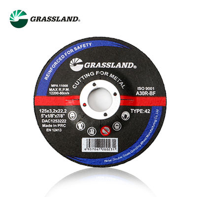 5 &quot;X1 / 8&quot; X7 / 8 &quot;แผ่นเจียรโลหะ 125 มม. แบบกดศูนย์