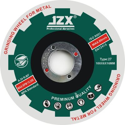 T27 4X1 / 4X7 / 8 EN12413 แผ่นตัดโลหะสำหรับเครื่องเจียร