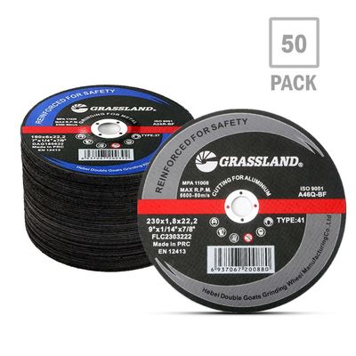 Type 1 230mm 230X2X22 แผ่นตัดคอนกรีตสำหรับเครื่องเจียรไฟฟ้า