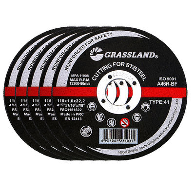 115x1x22mm 4.5inch Abrasive Metal Cutting Discs For Angle Grinders