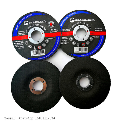 4.5&quot; X 1/4&quot; X 7/8&quot; A24R T27 Abrasive Wheel For Grinder 30 Grit