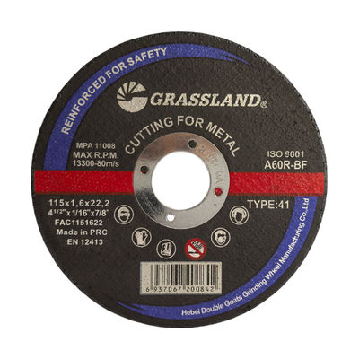 GRASSLAND 4.5 "Metal Cutting Discs 115mm X 1.6mm X 22.2mm for Contaminant-Free Cutting of Stainless Steel