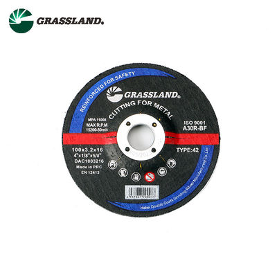 100X3X16mm 4 นิ้ว T42 แผ่นเจียรโลหะศูนย์กด