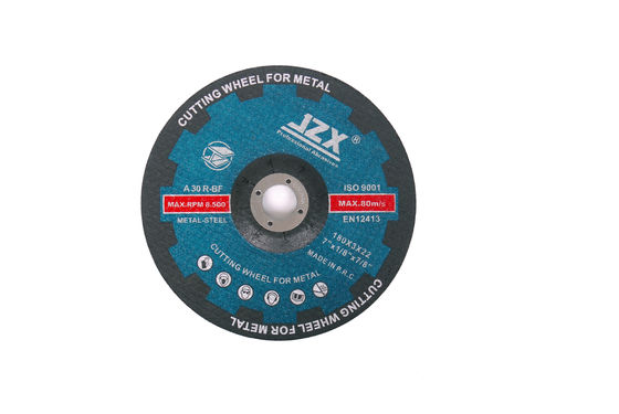 JZX 7 &quot;180X3X22.23 แผ่นเจียรโลหะ Abrasive Depressed Center