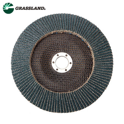Grassland 7 นิ้ว 180mm Zirconium Abrasive Flap Disc Wheel