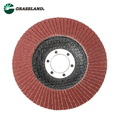 อลูมิเนียมออกไซด์ไฟเบอร์ Backed P40 180x22mm Conical Flap Disc
