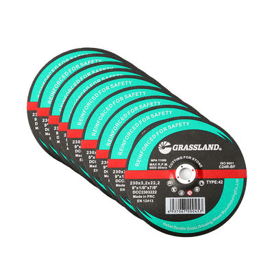 Grassland 230 * 3 * 22.2mm แผ่นตัดคอนกรีตหินก่ออิฐ