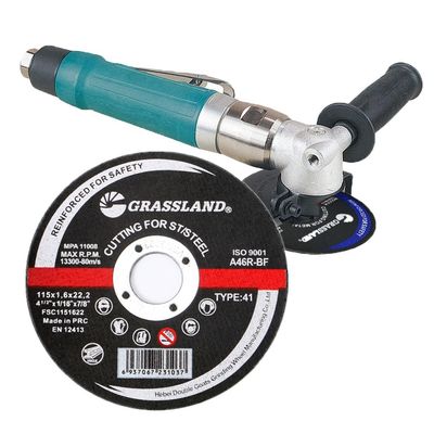 GRASSLAND 4.5 "ไนโนกซ์การตัดแผ่น 115 X 1.6 สําหรับการตัดไร้สารก่อกัดของเหล็กไร้ขัด