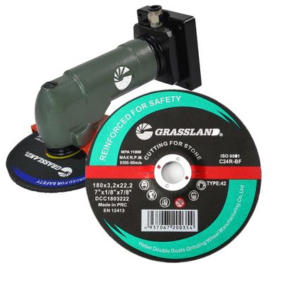 ดิสก์ตัดหินเรซิน กว้าง 180 มม. 3.2 มม. ความหนา 22.2 มม. ขนาดหลุม