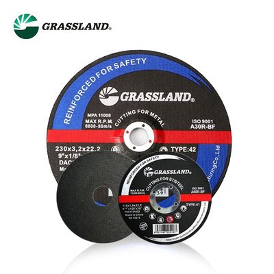 4.5 ใน 115 มม. อะลูมิเนียมออกไซด์ Abrasive Cut Off Wheel Grit 60