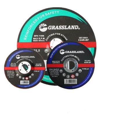 ดิสก์ตัด 125 มิลลิเมตรสําหรับการตัดตรงและสะอาดอย่างรวดเร็วบนสแตนเลสและโลหะที่ไม่ใช่โลหะที่มีวัสดุที่ผูกผูกด้วยถ่าน