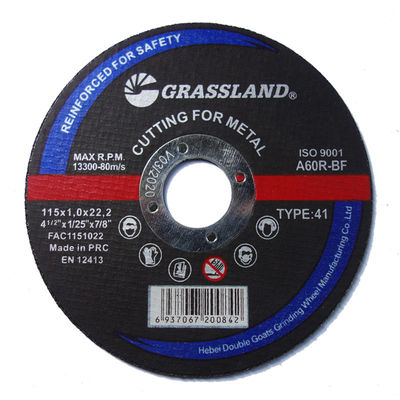 115x1x22mm 4.5inch Abrasive Metal Cutting Discs For Angle Grinders