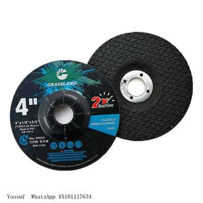 Grit 46 4 นิ้ว Inox Grinding Discs สำหรับ Stainless Steel
