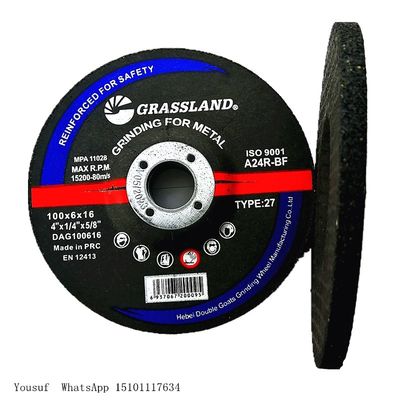 4&quot; X 1/4&quot; X 5/8&quot; Grinder En12413 Abrasive Cutting Discs