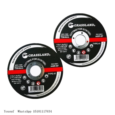115mm X 1.0mm X 22.2mm Thin Angle Grinder Discs Depressed Center Metal